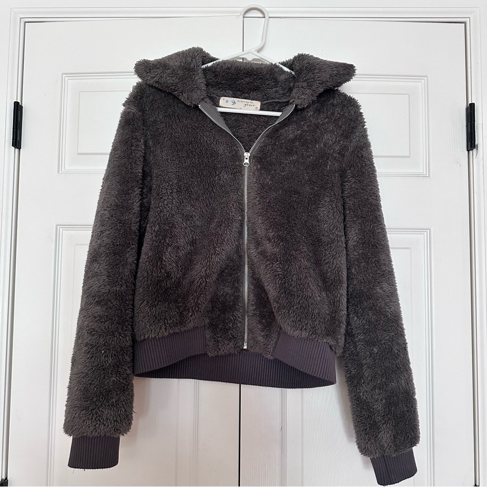 Gray Sherpa jacket
